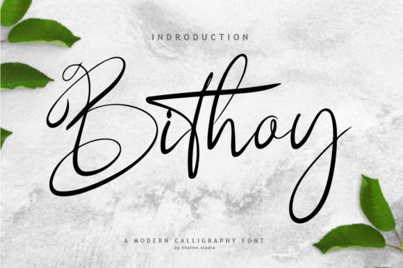 Bithoy Script: A Timeless Handwritten Font for Crafters and Makers