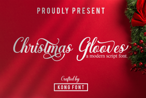 Christmas Glooves: A Playful Script Font for Festive Branding and Creative Design Projects