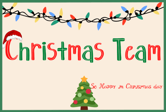 Christmas Team Font: A Small Business Owner’s Secret for Polished Branding