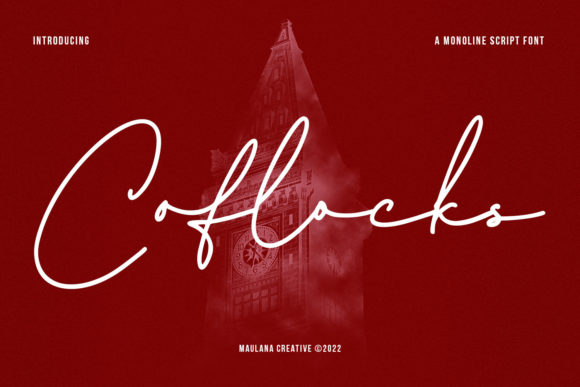 Coflocks Script: Elevating Editorial Design with a Stylish Handwritten Font