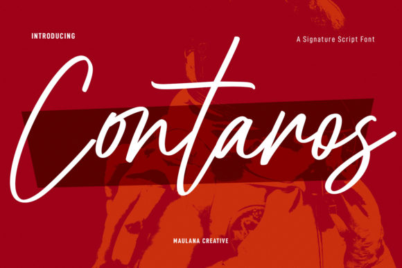 Contaros Script: Elevating Editorial Design with Modern Script Typography