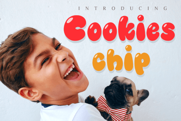 Cookies Chip: A Chubby Handwritten Font for Crafters and Makers