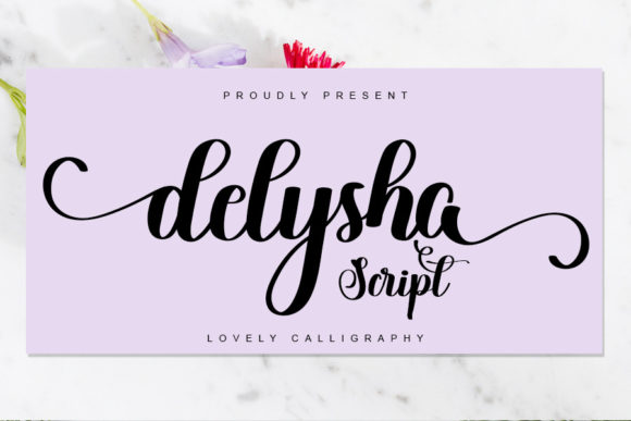 Delysha Script: A Bold Handwritten Font for Web Designers