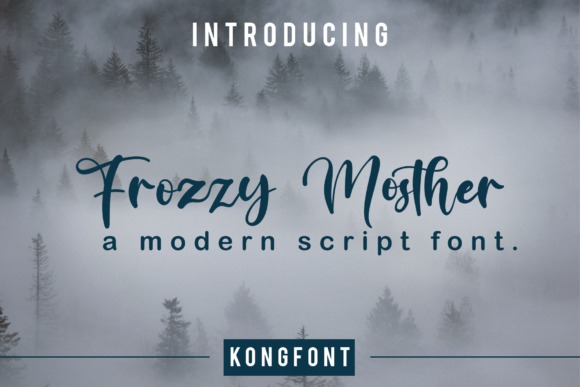 Frozzy Mosther: A Playful Script Font for Modern Web Design Projects