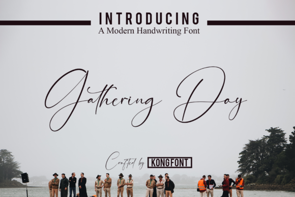 Gathering Day: A Playful Script Font for Crafters and Makers