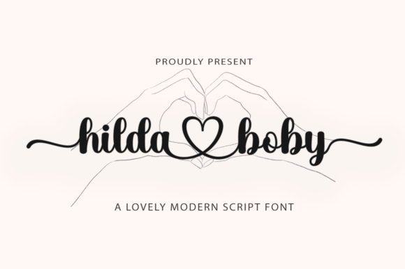 Hilda Boby Script: A Luxurious Typeface for Web Designers and Digital Creators