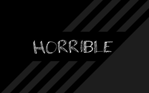 Horrible: A Charming Handwritten Font for Editorial Design Projects