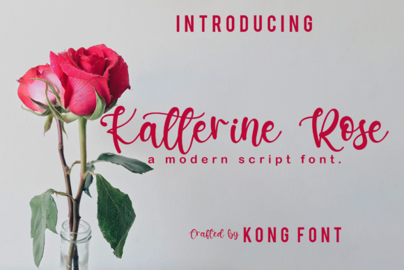 Katterine Rose: A Playful Script Font for Modern Editorial Design
