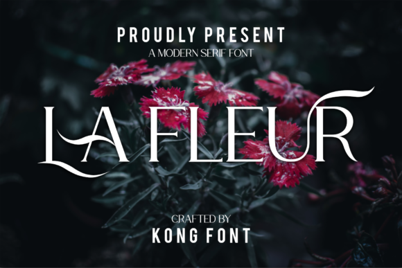 La Fleur Font: A Playful Touch for Handmade Labels, Invitations, and More