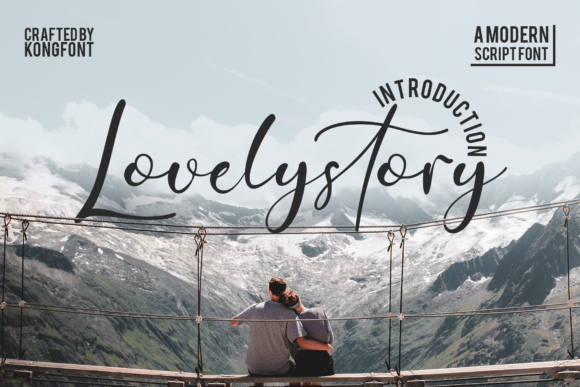 Lovelystory Font: A Playful Script for Campaign Creativity