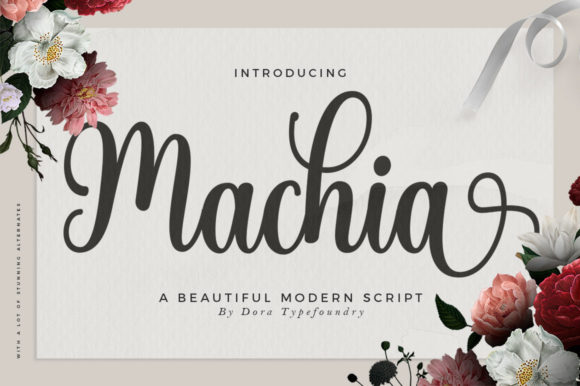 Machia Script: A Graceful Typeface for Elegant Editorial Design