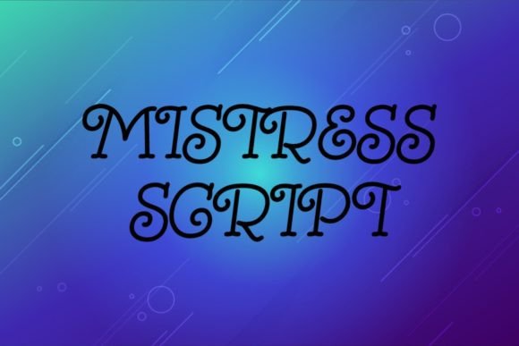 Mistress Script: Elevating Editorial Design with Elegant Handwritten Typography