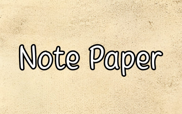 Note Paper: A Handwritten Font for Creative Branding Projects