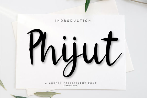 Phijut Script: A Handwritten Font That Elevates Modern Web Design