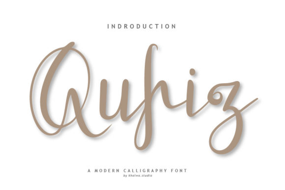 Qufiz Script: A Handwritten Font That Elevates Campaign Visuals