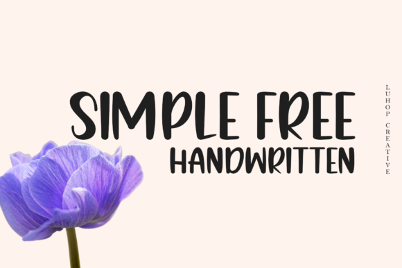 Simple Free: A Handwritten Font for Web Designers