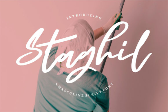 Staghil Script: A Bold, Elegant Typeface for Web Designers