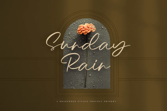 Sunday Rain - Script: Elevate Your Digital Campaigns with Elegant Typography