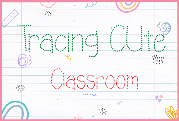 Tracing Cute: A Delightful Display Font for Playful Editorial Projects