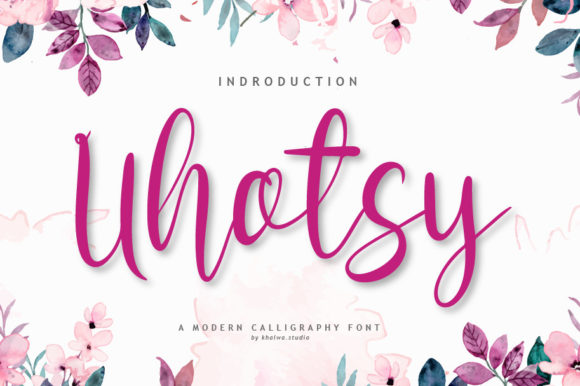 Uhotsy Script: The Handwritten Font That Elevates Editorial Design