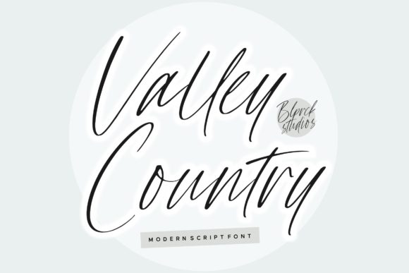 Valley Country Script: A Handwritten Font for Romantic Web Design